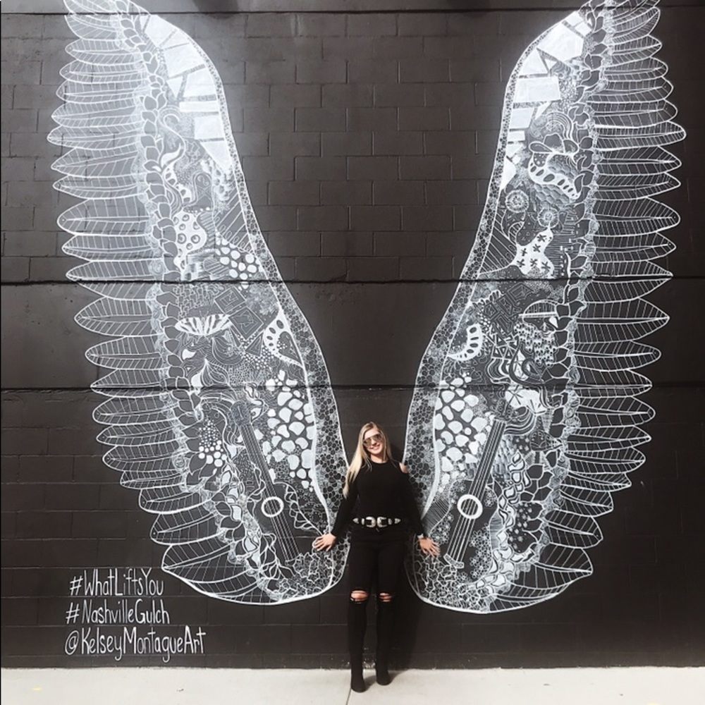 Express black high waisted skinny jeans with rips